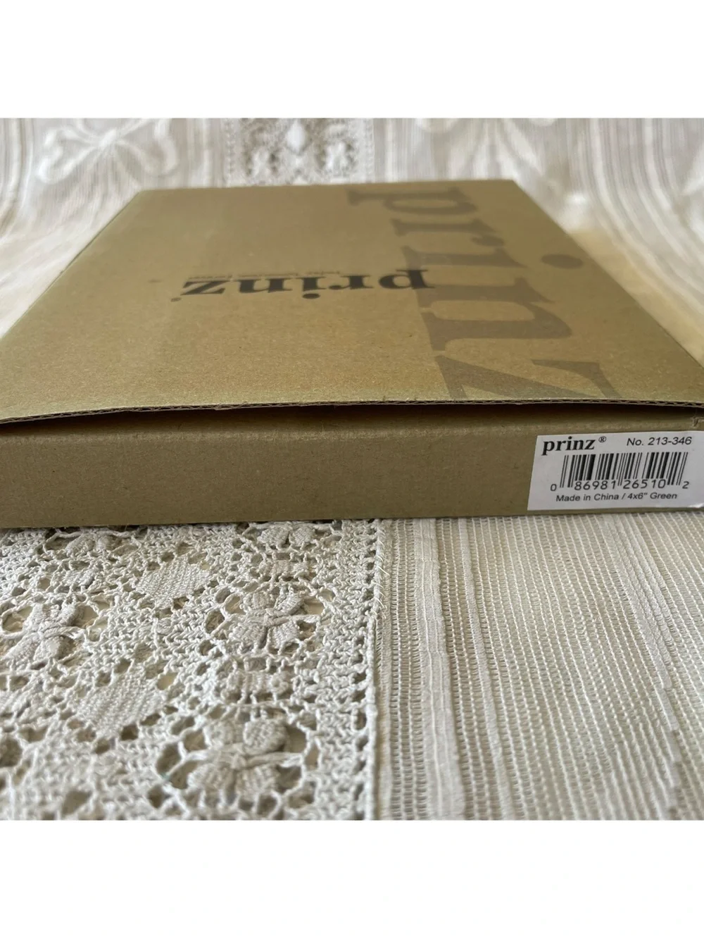 PRINZ 4x6 Dark Green Wood Picture Frame Wide Sloped Border NIB 213-34
